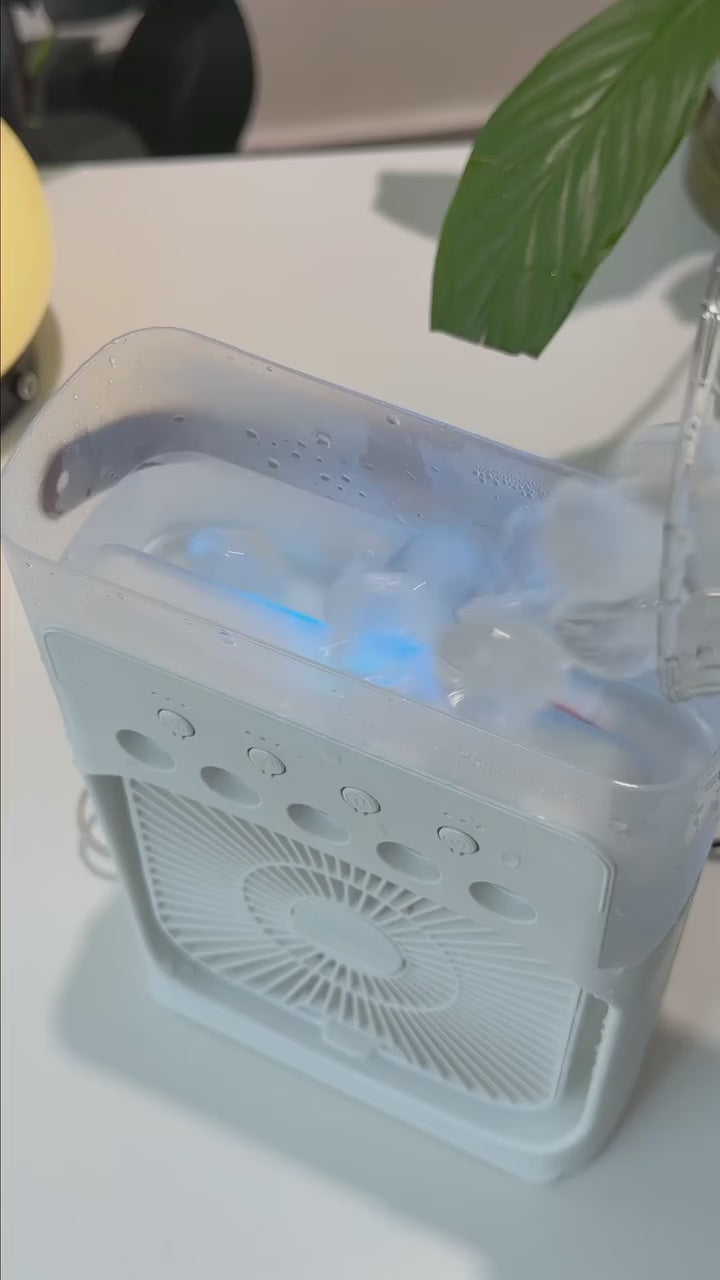 Orbit Retails Premium Portable Air Cooler & Humidifier Fan⁠ | 600ml Capacity  + Custom Perfume  🌬️